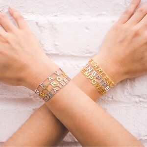 Amazon Gold and Silver Inspirational Bracelets